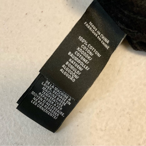 Ralph Lauren Black Label Button Front Chest Pockets Long Sleeve Shirt Black - Picture 11 of 14